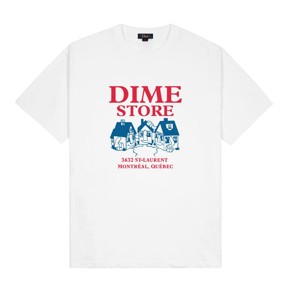 Dime Skateshop T-Shirt - White - Streetart.fr